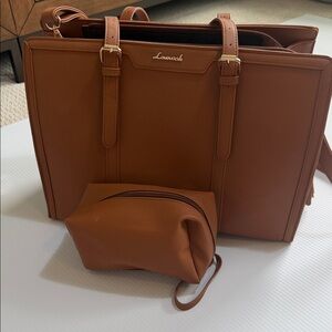 LOVEVOOK Laptop Bag for Women 15.6 inch Lightweight Laptop Tote